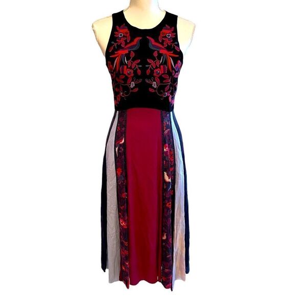 Tanya Taylor Embroidered Hillary Dress Size 4 - Picture 5 of 9